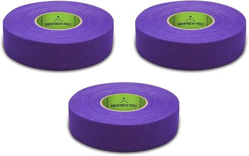 Renfrew Pro Cloth Hockey Stick, Blade Tape - 24MM x 25M (Purple - 3 Roll Pack) in Saudi Arabia