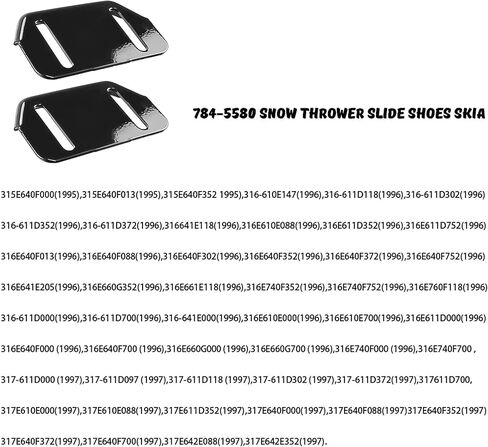 784-5580 784-5580-0637 حذاء تزلج من Prime&swift مناسب لمنفاخ الثلج 3AA، 3BA، 31A، 31B مناسب لـ 13A، 31A، 5524، حذاء تزلج 784-5580-0637 مناسب لـ 24710568، 24742513، 247882550 in Kuwait