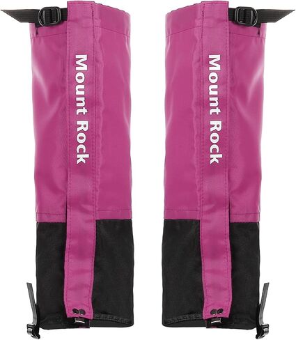 PATIKIL Leg Gaiters, Waterproof Shoe Covers Hiking Gaiters Adjustable Snow Boot Gaiter for Hiking, Walking, Climbing in Kuwait