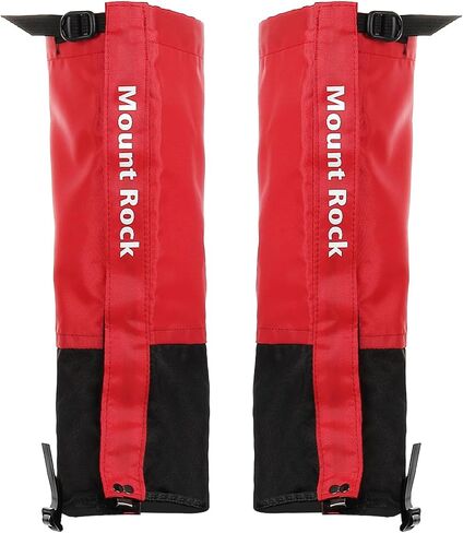 PATIKIL Leg Gaiters, Waterproof Shoe Covers Hiking Gaiters Adjustable Snow Boot Gaiter for Hiking, Walking, Climbing in Kuwait
