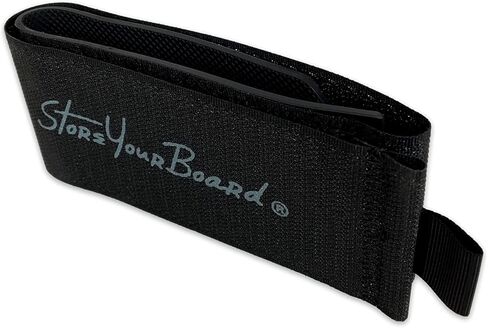 أشرطة لف التزلج الأساسية من StoreYourBoard Mountain Essential، 4 عبوات، مقاس عالمي، مثبتات بخطاف وحلقة، أزرق in Kuwait