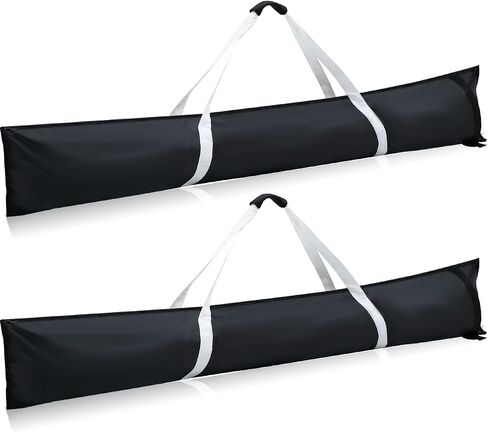 Locmeo 2 Pcs Adult Unisex Ski Bag 420D Polyester Water Resistant Skiing Bags with Adjustable Length and Straps, for Snowboard Carrier Transport, Travel, Kids, Youth, Men, Women, 72.83 x 13 Inches in Saudi Arabia