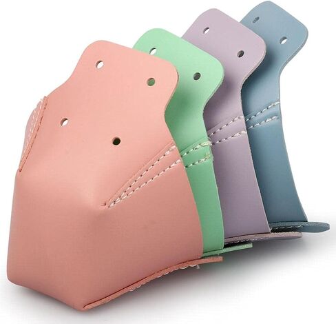 MIXCUT Toe Cap Guards Protectors, 1 Pair Roller Skate Toe Cap Guard Protectors Artificial PU Leather Professional Skate Toe Protective Cover Roller Skate Toe Guards Toe Caps for Roller Skate in Saudi Arabia