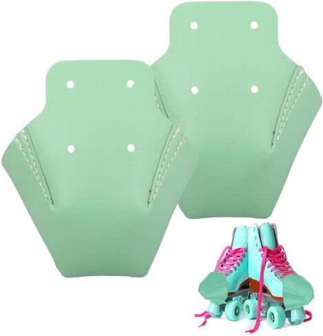 MIXCUT Toe Cap Guards Protectors, 1 Pair Roller Skate Toe Cap Guard Protectors Artificial PU Leather Professional Skate Toe Protective Cover Roller Skate Toe Guards Toe Caps for Roller Skate in Saudi Arabia