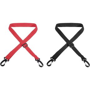 PATIKIL Ski Boot Carrier Strap, 4 Pack Snowboard Boots Carrying Strap Adjustable Shoulder Sling for Ski Boots, Ice Skates, Black, Blue