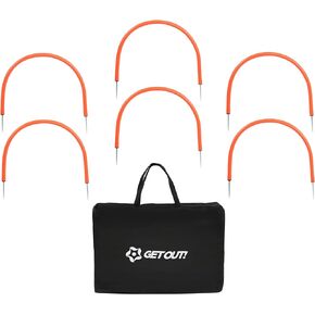 أخرج! أقواس تدريب كرة القدم - 6 عبوات من أدوات تدريب الركل المارة للقوس من أجل ممارسات الشباب والكبار in Kuwait