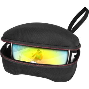 Waterproof hard shell ski goggles case. Protect your ski goggles .convenient for carrying and storage.
