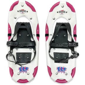 حذاء الثلوج Redfeather مقاس 17 بوصة ELF للأطفال بإطار من الألومنيوم المطلي بالمسحوق وسطح مانع للتمزق من الفينيل - صُنع في الولايات المتحدة الأمريكية in Kuwait