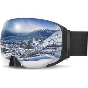 نظارات التزلج X-TIGER نظارات OTG على الجليد للرجال والنساء والشباب مضادة للضباب 100% حماية من الأشعة فوق البنفسجية 400 in Kuwait