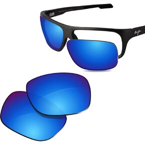 Glintbay 100% Precise-Fit Replacement Sunglass Lens for Maui Jim Island Time MJ237-64mm