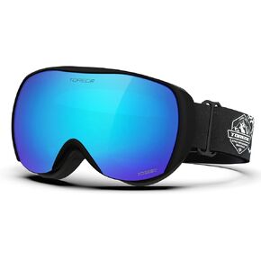 TOREGE Ski Goggles Anti Fog Dual-Layer UV Protection Snowboard Goggles OTG Snow Goggles for Men Women