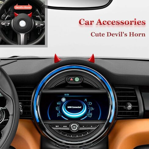 Helmet Cat Ears Devil Horns - Atiger 10 Pcs Ski Helmet Accessories Small Devil Horns with Adhesive Suction Cup Cute Decoration for Women Men Car Accessory Bike Ski Motorcycle Snowboard Helmet Girl Boy in Kuwait