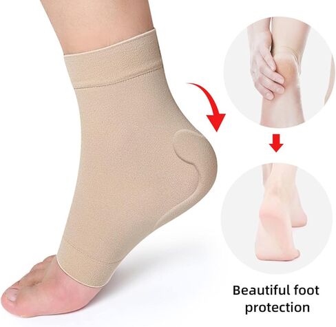 توي يو جوارب تزلج دوارة، جورب تزلج مبطن واقي للكاحل، كم وسادة جل مرنة للتزلج على الجليد وهوكي الجليد والتزلج والمشي لمسافات طويلة والاحذية الطويلة. ملحقات التزلج على الجليد وواقي الكاحل ووسادة in Kuwait