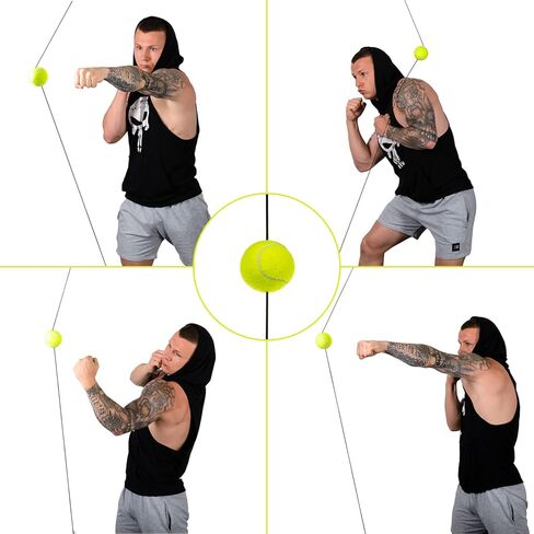 كرة الارتداد السريع للملاكمة سريعة التركيز من أجل التنسيق اليدوي بين العين، مقاومة الكرة ريفلكس in Kuwait