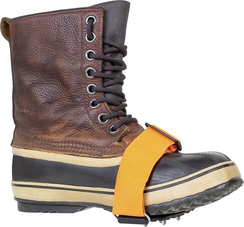 أوليمبيا: مرابط الجليد - مرابط الجر متوسطة النعل MIDXJ9، قبضة أحذية الثلج والجليد المحمولة مع حزام قابل للتعديل in Kuwait