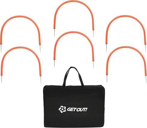أخرج! أقواس تدريب كرة القدم - 6 عبوات من أدوات تدريب الركل المارة للقوس من أجل ممارسات الشباب والكبار in Kuwait
