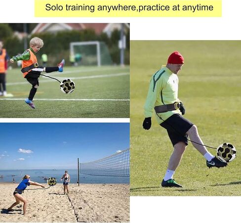 معدات تدريب كرة القدم للاطفال والكبار، معدات تدريب كرة القدم الفردية، معدات تدريب كرة القدم، حزام تدريب كرة القدم قابل للتعديل، اكسسوارات تدريب كرة القدم in Kuwait