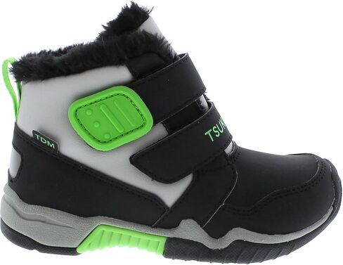 TSUKIHOSHI 7519 IGLOO Strap-Closure Machine-Washable Snow Boot with Wide Toe Box and Slip-Resistant, Non-Marking Outsole - For Toddlers and Little Kids, Ages 1-8 in Kuwait
