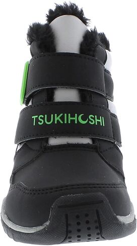 TSUKIHOSHI 7519 IGLOO Strap-Closure Machine-Washable Snow Boot with Wide Toe Box and Slip-Resistant, Non-Marking Outsole - For Toddlers and Little Kids, Ages 1-8 in Kuwait