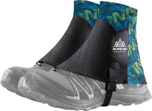 JEELAD Low Trail Gaiters Reflective Running Gaiters Ankle Gators Lightweight Hiking Walking Gaiters for Men Women in Kuwait