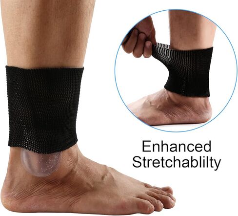 أكمام جل للكاحل من Qchengsan، أقراص جل للكاحل، وسادات جل للكاحل للأحذية، جوارب تزلج مبطنة لحماية الكاحل، ملحقات لوح التزلج، وسادة حماية للكاحل للتزلج على الجليد، الهوكي، الأسطوانة، ركوب الخيل، أحذية التزلج in Kuwait