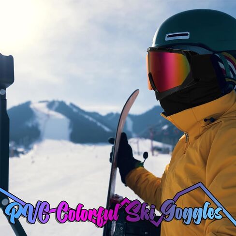 Poen 6 قطع نظارات دراجة نارية مقاومة للرياح قابلة للتعديل ATV الثلج الترابية دراجة السلامة للرجال والنساء و6 قطع قناع وجه قابل للتنفس لركوب الدراجات النارية وركوب الدراجات والمشي لمسافات طويلة in Kuwait