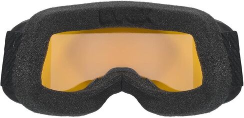 uvex contrast enhancing anti-fog OTG ski & snowboard goggles with UV protection for women & men, elemnt LGL, black/lasergold lite-clear in Saudi Arabia