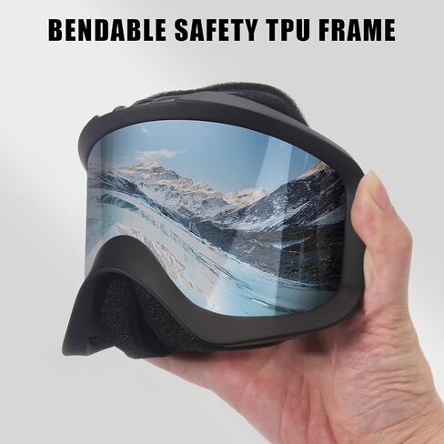 SKYWAY Ski Goggles,OTG Snow Snowboard Goggles for Men Women Snowmobile Skiing Skating SS6001 in Saudi Arabia