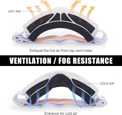 SKYWAY Ski Goggles,OTG Snow Snowboard Goggles for Men Women Snowmobile Skiing Skating SS6001 in Kuwait