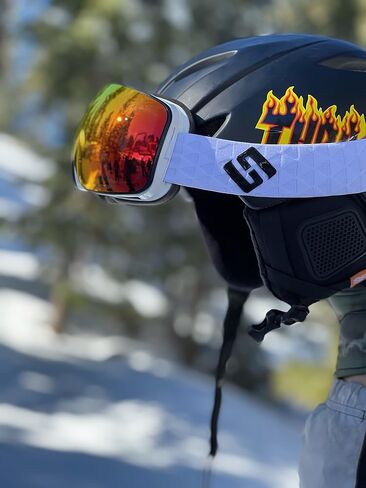 نظارات تزلج SH HORVATH بديلة بعدسة مزدوجة كروية UV400 VLT81% فائقة مضادة للضباب ومقاومة للرياح ومقاومة للخدش للتزلج in Kuwait