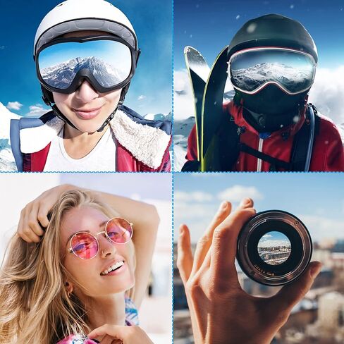 PATIKIL Snow Goggle Bag & Box, EVA Glass Case with Microfiber Ski Goggles Pouch for Eyeglass Sunglasses in Saudi Arabia