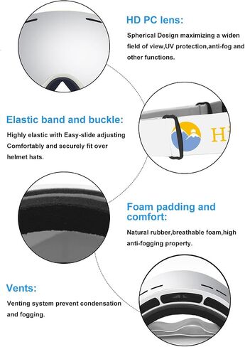 Hi Snow Kid's Goggles for Snowboard or Ski in Saudi Arabia