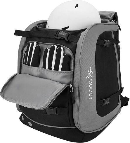 MOPHOEXII Ski Boot Bag，65L Waterproof Winter Sport Backpack-Ski Boots Snowboard Boots Bag for Ski Helmets, Goggles, Gloves, Ski Apparel & Boot Storage in Saudi Arabia