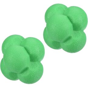 PATIKIL Bounce Reaction Balls Coordination Training Ball Agility Trainer TPR High Difficulty, for Speed Reflex, Pink