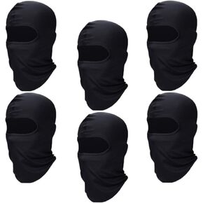 6 Pack Balaclava Ski Mask for Men and Women, Windproof Sun Protection Face Mask for Outdoor Activities