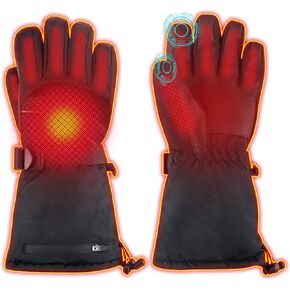 دبليو اي ام تي اتش يو اس قفازات تدفئة كهربائية للرجال والنساء تعمل باللمس مقاومة للماء لتدفئة اليدين قفازات الشتاء لجميع انواع الانشطة الخارجية in Kuwait