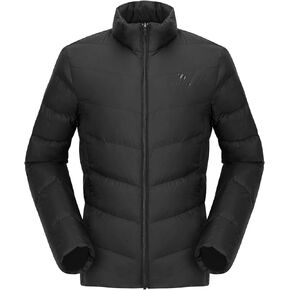 جاكيت شتوي رجالي من CAMELSPORTS خفيف الوزن وقابل للتعبئة ومقاوم للماء ومقاوم للرياح ملابس خارجية دافئة للتنزه سيرًا على الأقدام والسفر... in Kuwait