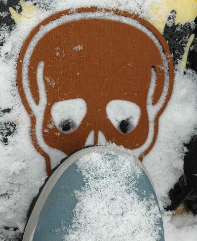 تو جامر لوح تزلج على الجليد - جمجمة كبيرة - بني in Kuwait