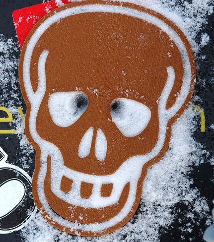 تو جامر لوح تزلج على الجليد - جمجمة كبيرة - بني in Kuwait