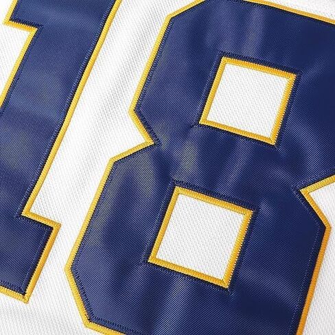 أتونمور هانسون براذرز هوكي جيرسي تشارلزتاون تشيفز 17 ستيف 18 جيف سلاب شوت فيلم الهوكي الفانيلة أزرق أبيض in Kuwait