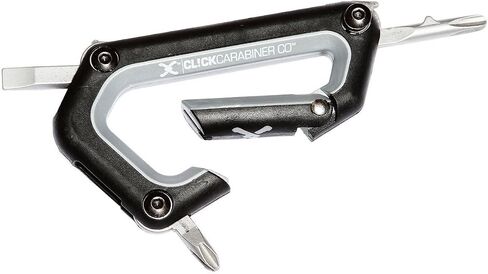 أداة حلقة تسلق جبال الألب من Click Carabiner (برتقالي نيون) in Saudi Arabia