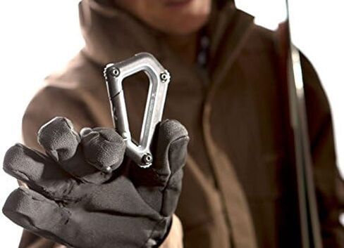 أداة حلقة تسلق جبال الألب من Click Carabiner (برتقالي نيون) in Saudi Arabia