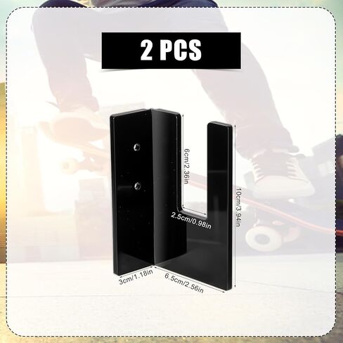 SAVITA 2pcs Snowboard Wall Mount, Snowboard Wall Rack Hanger Snowboard Wall Clips Snowboard Storage Holder Wall Support Snow Board Display Rack for Ski Board Longboard Wall Install in Saudi Arabia
