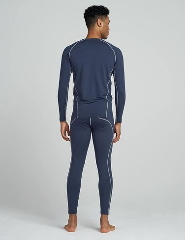 ملابس داخلية رياضية حرارية للرجال من LAPASA طقم أساسي خفيف الوزن وأكمام طويلة علوي وسفلي للتزلج وتسلق الجبال شتاء M53 in Kuwait