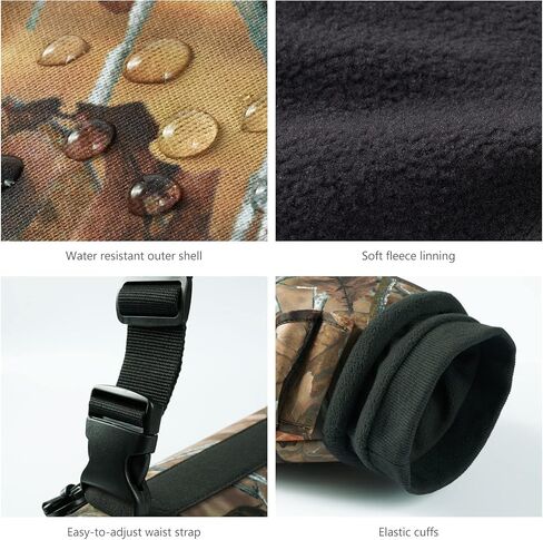Bassdash Camo Hunting Muff Insulated Fleece Lined Hand Warmer Outdoor Windproof Water Resistant in Saudi Arabia