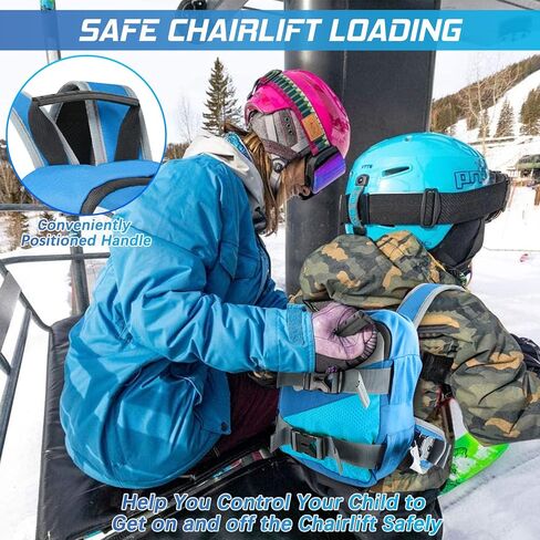 حزام تزلج للمبتدئين في التزلج على الجليد، حقيبة ظهر للتزلج على الجليد للاطفال، تعليم الطفل التزلج والتحكم في سرعة التزلج على الجليد، معدات تدريب على التزلج لإعداد الطفل للتعامل مع المنحدرات in Kuwait