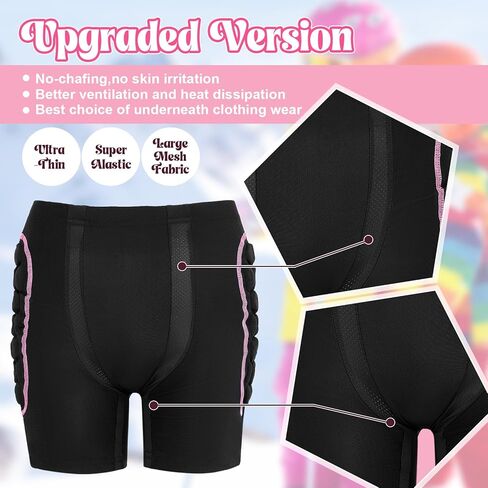 3 مجموعات واقية ثلاثية الأبعاد مبطنة للورك EVA سراويل قصيرة وسادات الركبة وسادات الكوع مجموعة حماية الشتاء وسادات الورك سميكة مضادة للانزلاق وأكمام الركبة وواقي الكوع للرجال والنساء للتزلج على الجليد in Kuwait