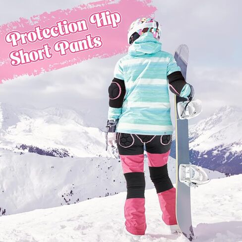 3 مجموعات واقية ثلاثية الأبعاد مبطنة للورك EVA سراويل قصيرة وسادات الركبة وسادات الكوع مجموعة حماية الشتاء وسادات الورك سميكة مضادة للانزلاق وأكمام الركبة وواقي الكوع للرجال والنساء للتزلج على الجليد in Kuwait