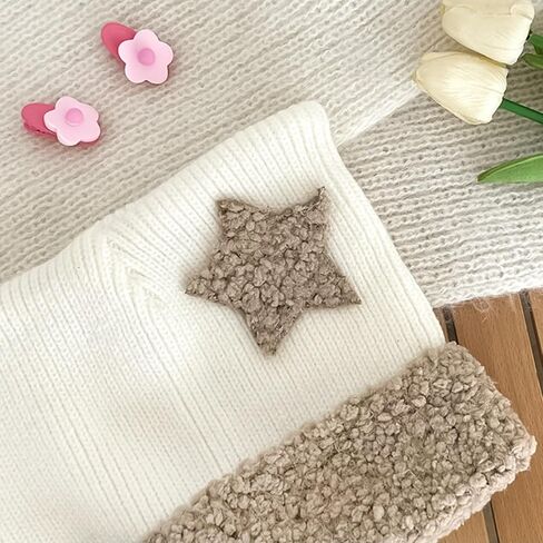 Cute Crochet Hat for Women Y2K Knit Hat Kawaii Beanie Cat Ear Grunge Fairy Slouchy Headgear Accessories in Kuwait