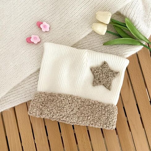 Cute Crochet Hat for Women Y2K Knit Hat Kawaii Beanie Cat Ear Grunge Fairy Slouchy Headgear Accessories in Kuwait